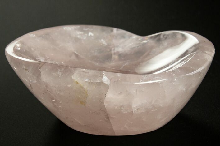 Polished Rose Quartz Dish #336891